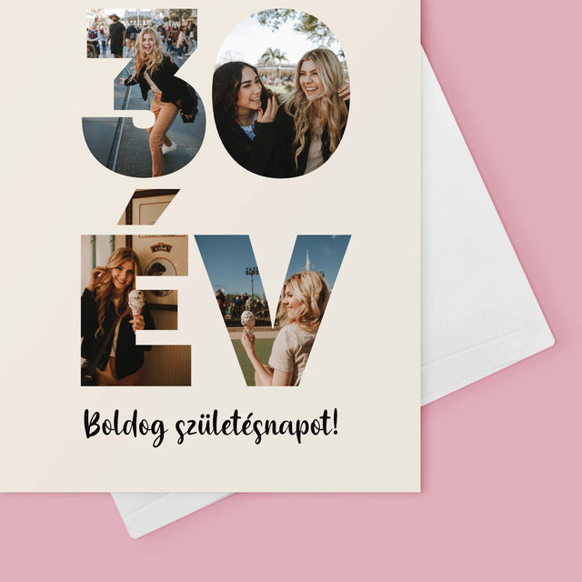 Szó Fotókból: 30Év A Képeidből - Üdvözlőlap