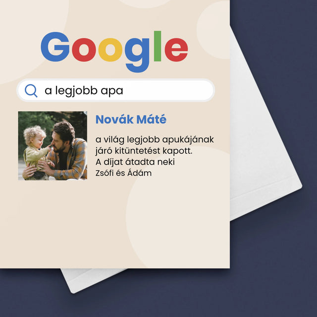 Fotó És Felirat: Legjobb Apa Google Keresés - Üdvözlőlap