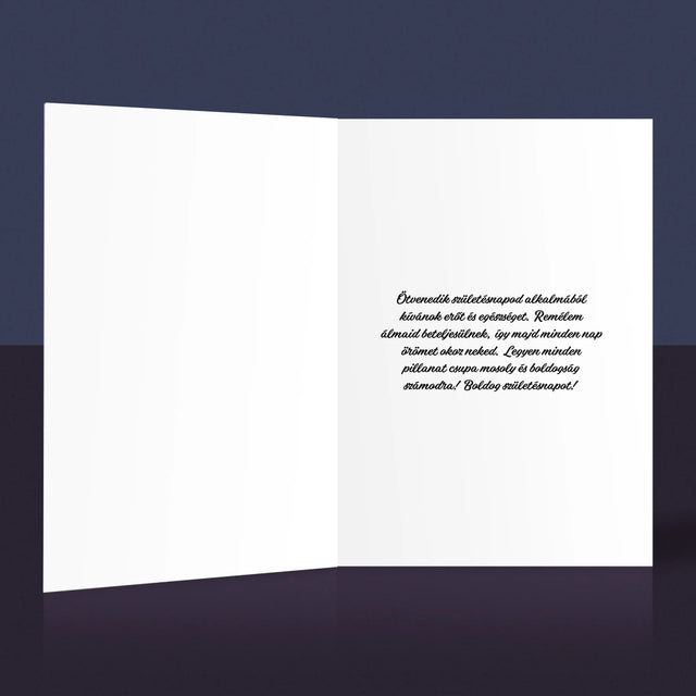 Fotókollázs: Az Élet 50 Után Kezdődik - Üdvözlőlap