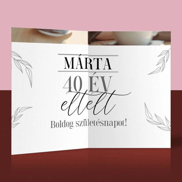 Fotókollázs: Elmúlt 40 Év - Üdvözlőlap