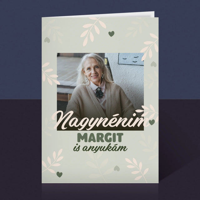 Fotókollázs: A Nagynénim Is Anyukám - Üdvözlőlap