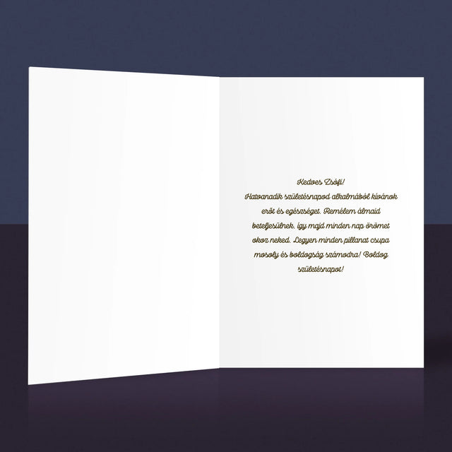 Fotó És Felirat: Semmit Nem Muszáj! Nyugdíjas - Üdvözlőlap