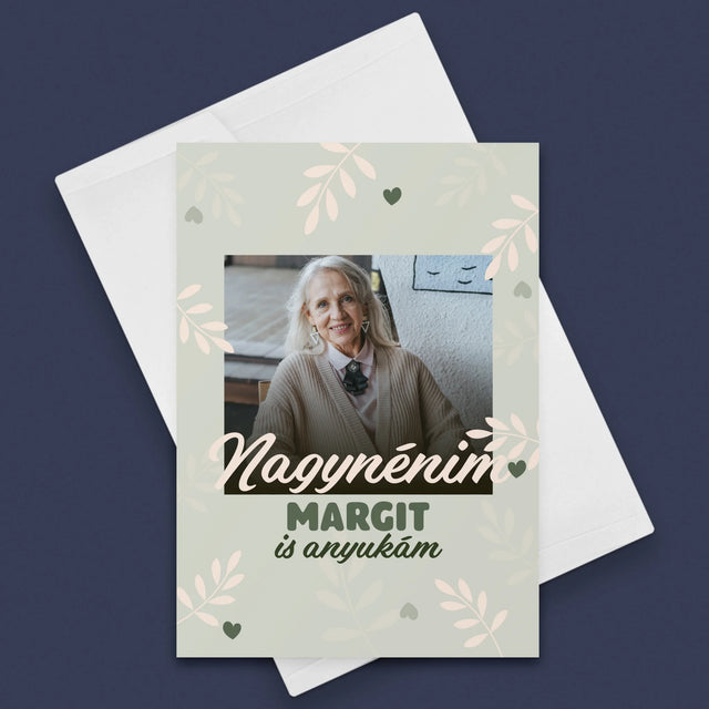 Fotókollázs: A Nagynénim Is Anyukám - Üdvözlőlap