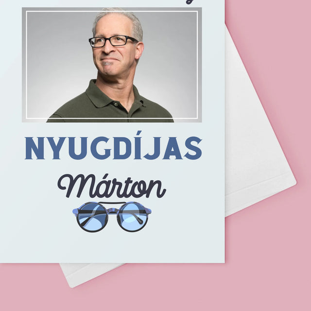 Fotó És Felirat: Semmit Nem Muszáj! Nyugdíjas - Üdvözlőlap