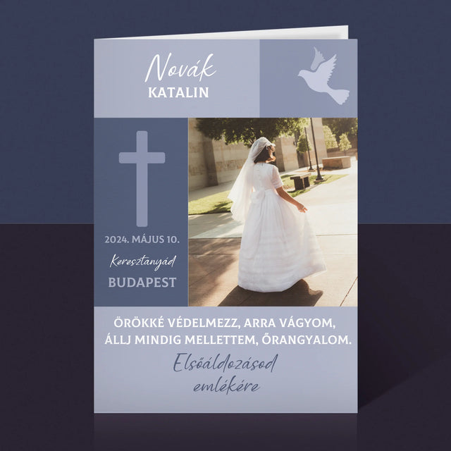 Fotó És Felirat: Őrangyalok, Elsőáldozás - Üdvözlőlap