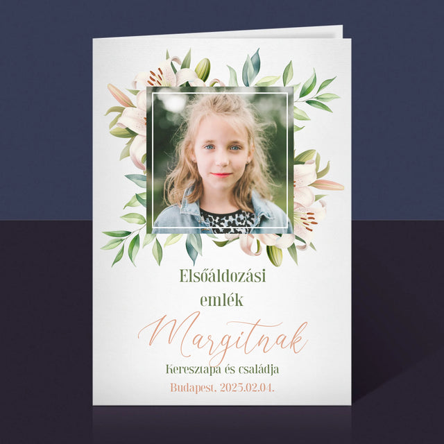Fotó És Felirat: Elsőáldozás Emlékére - Üdvözlőlap