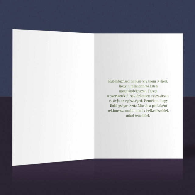 Fotó És Felirat: Elsőáldozás Emlékére - Üdvözlőlap