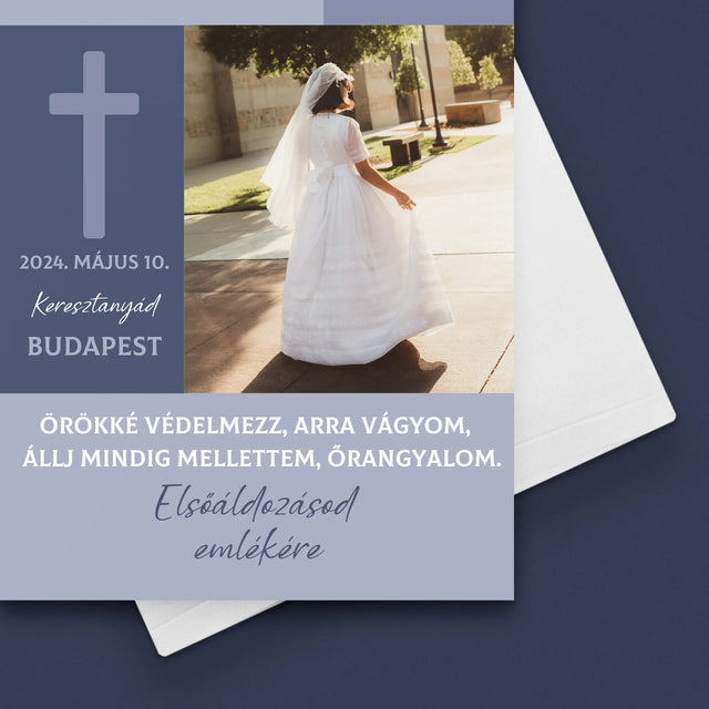 Fotó És Felirat: Őrangyalok, Elsőáldozás - Üdvözlőlap