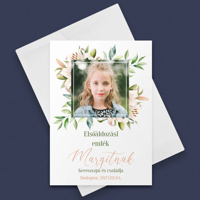 Fotó És Felirat: Elsőáldozás Emlékére - Üdvözlőlap
