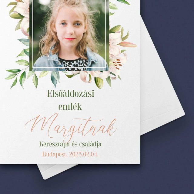 Fotó És Felirat: Elsőáldozás Emlékére - Üdvözlőlap