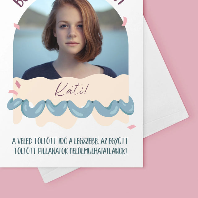 Fotó És Felirat: Születésnap - Üdvözlőlap