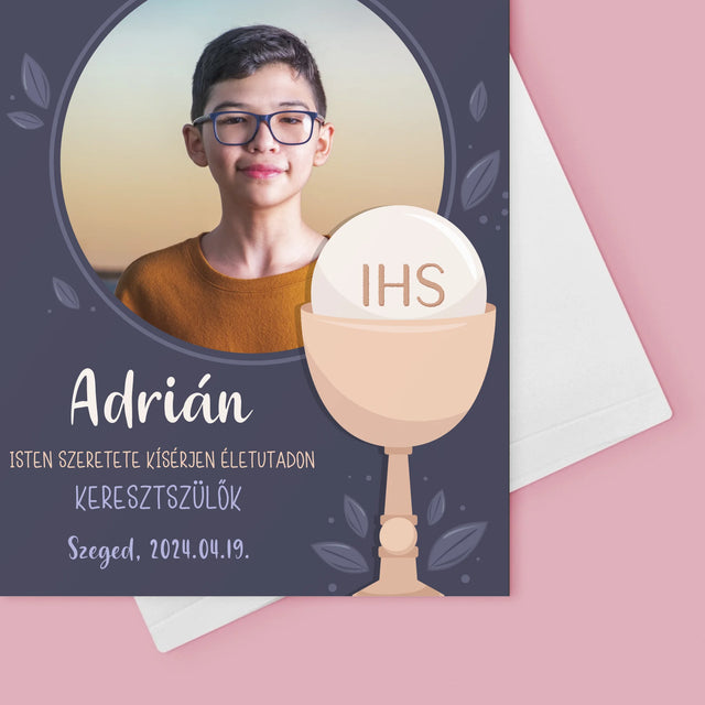 Fotó És Felirat: Elsőáldozási Ünnep - Üdvözlőlap