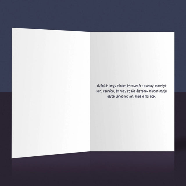 Fotó És Felirat: Keresztelője Emlékére - Üdvözlőlap