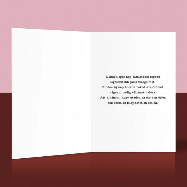 Fotó És Felirat: Üdvözlőlap Anyának - Üdvözlőlap