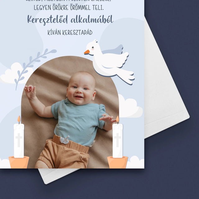 Fotó És Felirat: Keresztelőd Alkalmából Kívánságok - Üdvözlőlap