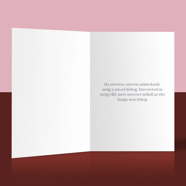 Fotókollázs: Szeretni És Szeretve Lenni - Üdvözlőlap