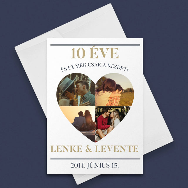 Alakzat Fotókból: Rózsalakodalom - Üdvözlőlap