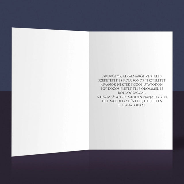 Fotó És Felirat: Esküvői Fotó Jókívánságok - Üdvözlőlap