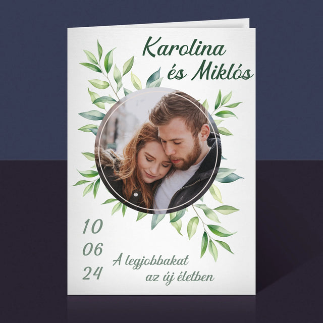 Fotó És Felirat: Esküvői Címkék - Üdvözlőlap