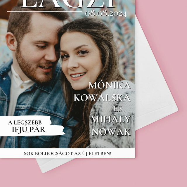 Újság Címlap: A Legszebb Lagzi - Üdvözlőlap