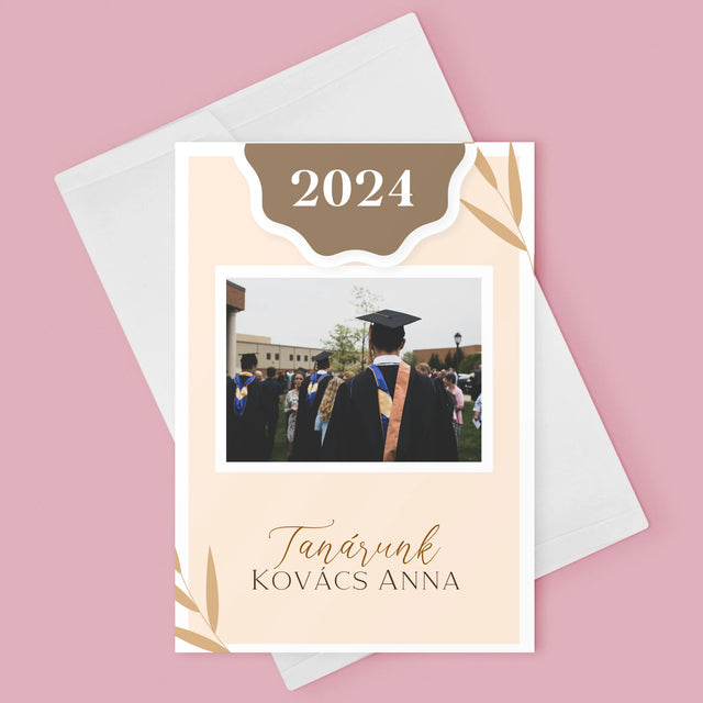 Fotókollázs: Tanárunk - Üdvözlőlap