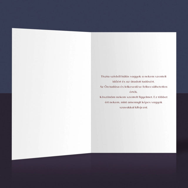 Fotó És Felirat: Oklevél Tanár Részére - Üdvözlőlap