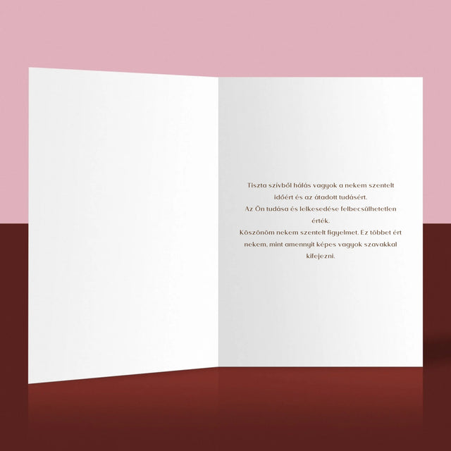 Fotó És Felirat: Oklevél Példaértékű Tanárnő Részére - Üdvözlőlap