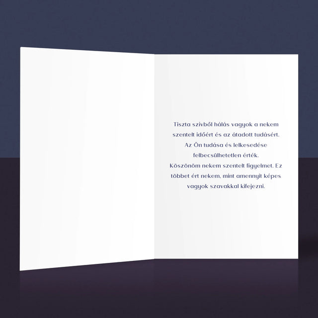 Fotó És Felirat: Oklevél A Legjobb Osztályfőnök Részére - Üdvözlőlap