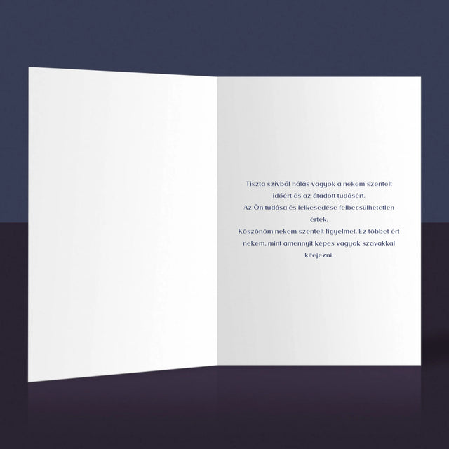 Fotó És Felirat: Oklevél Példaértékű Tanár Részére - Üdvözlőlap