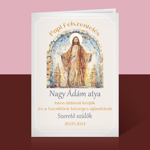 Név És Aláírás: Papi Felszentelés - Üdvözlőlap