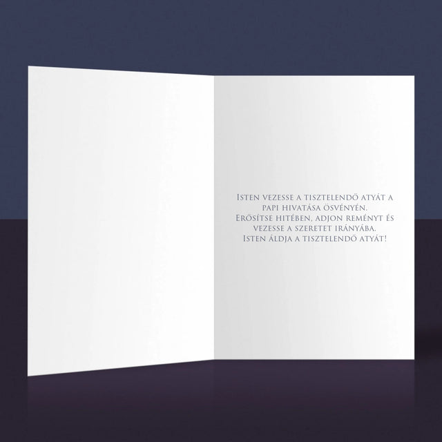 Fotó És Felirat: A Pappá Szentelés Évfordulójára - Üdvözlőlap