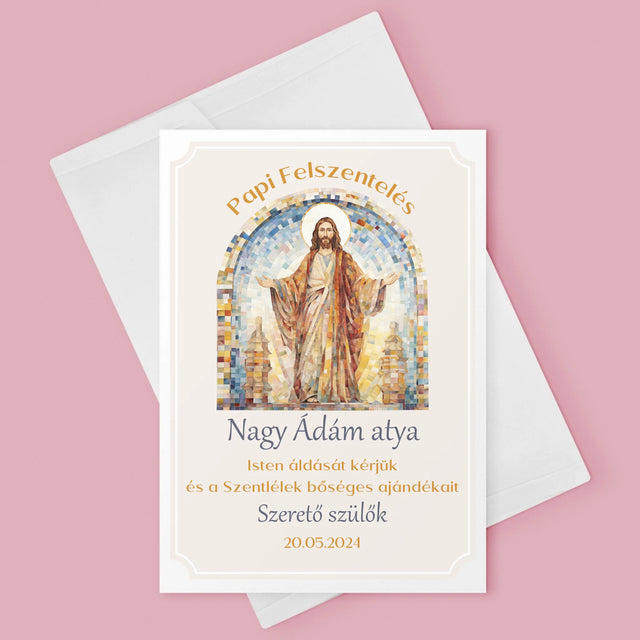 Név És Aláírás: Papi Felszentelés - Üdvözlőlap