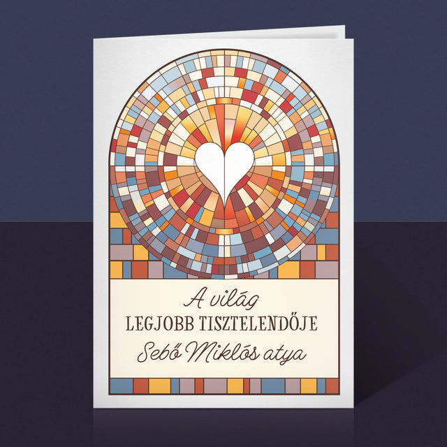 Név És Aláírás: A Világ Legjobb Tisztelendője - Üdvözlőlap