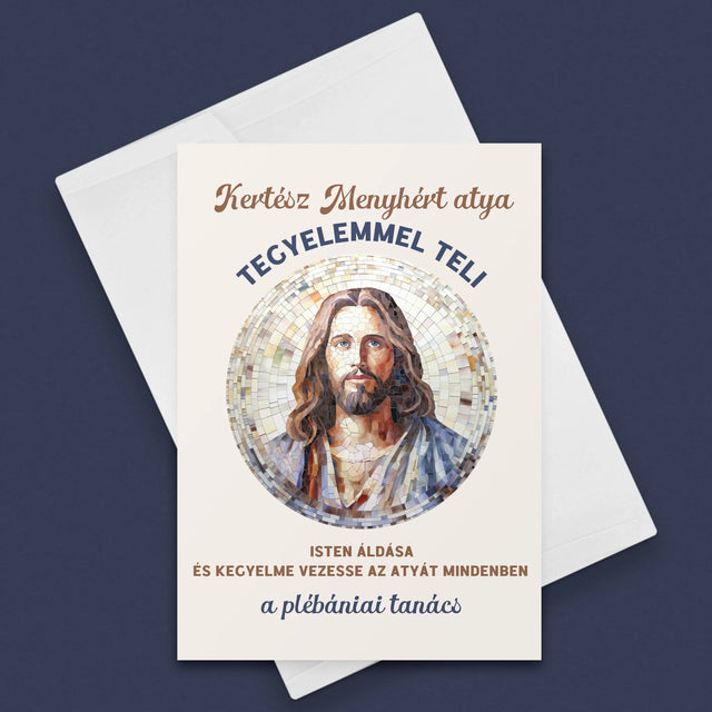 Név És Aláírás: Kegyelemmel Teli Tisztelendő Atya - Üdvözlőlap