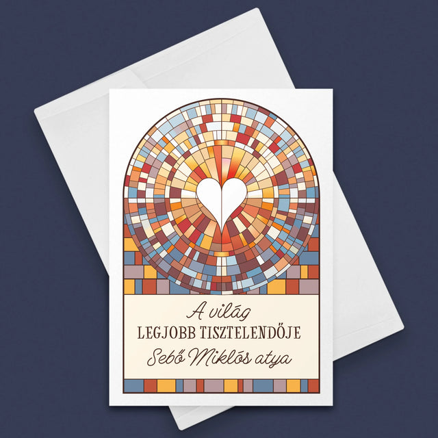 Név És Aláírás: A Világ Legjobb Tisztelendője - Üdvözlőlap