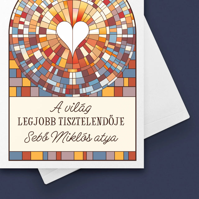 Név És Aláírás: A Világ Legjobb Tisztelendője - Üdvözlőlap