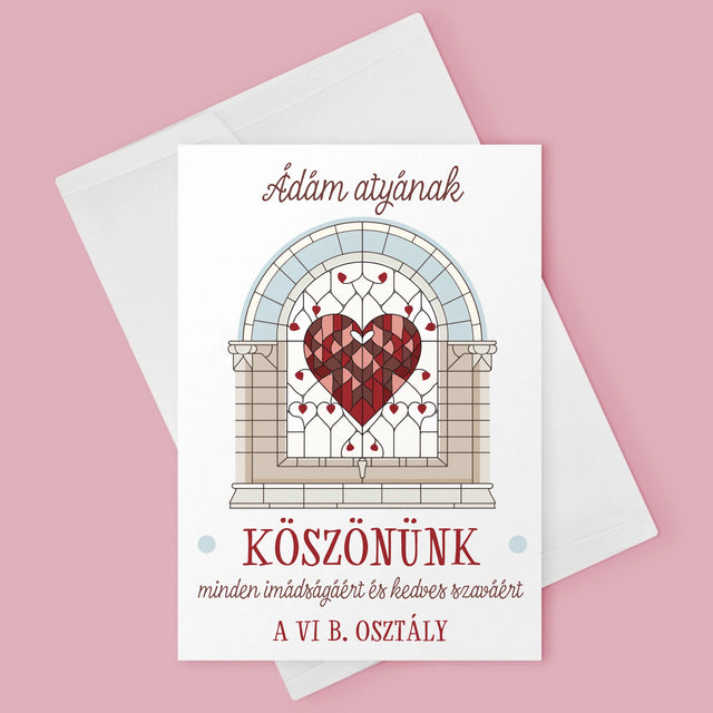 Név És Aláírás: Köszönünk Minden Imát - Üdvözlőlap