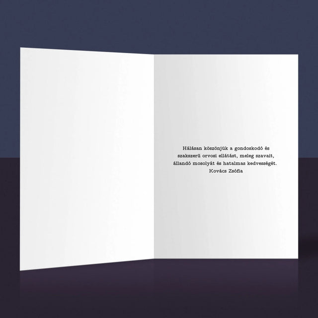 Fotókollázs: Orvos Tulajdonságok - Üdvözlőlap