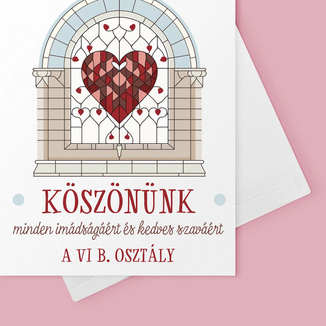 Név És Aláírás: Köszönünk Minden Imát - Üdvözlőlap