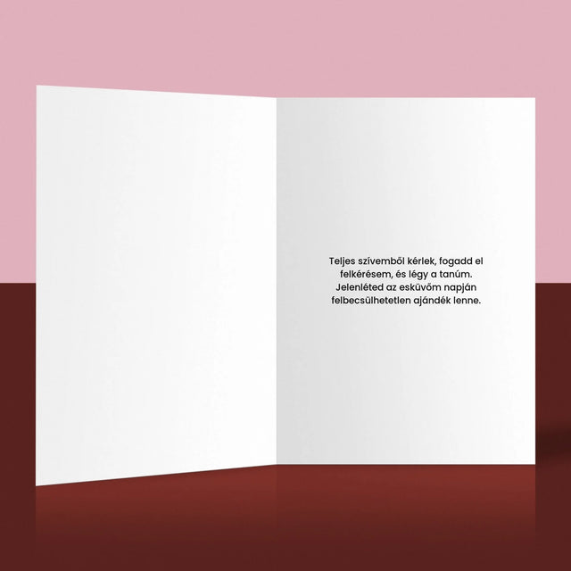 Név És Aláírás: Az Egyetlen Döntésem - Üdvözlőlap