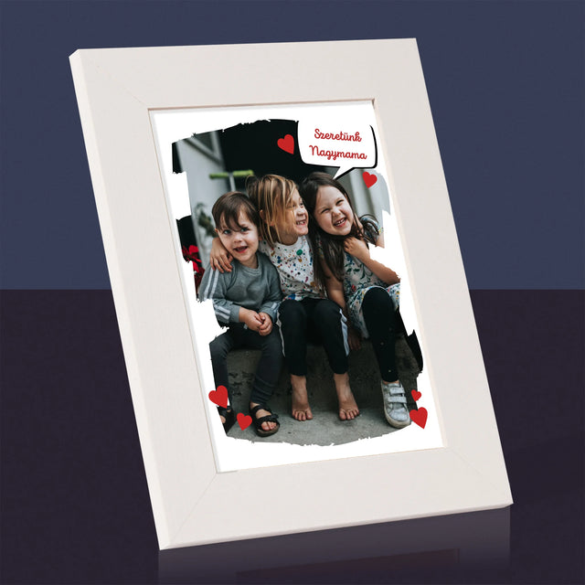Fotó És Felirat: Szeretett Nagymamának - Fotókeret