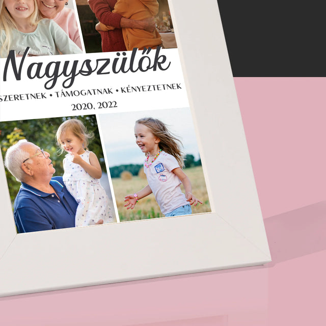 Fotókollázs: Szretett Nagyszülők - Fotókeret