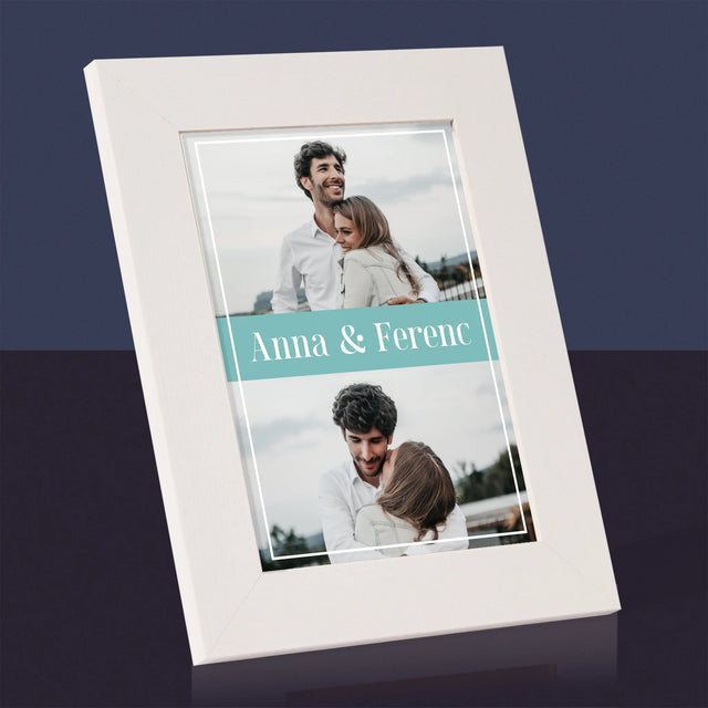 Fotókollázs: Pár, Nevek - Fotókeret