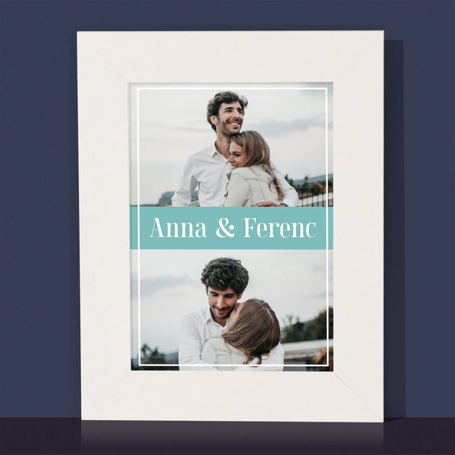 Fotókollázs: Pár, Nevek - Fotókeret
