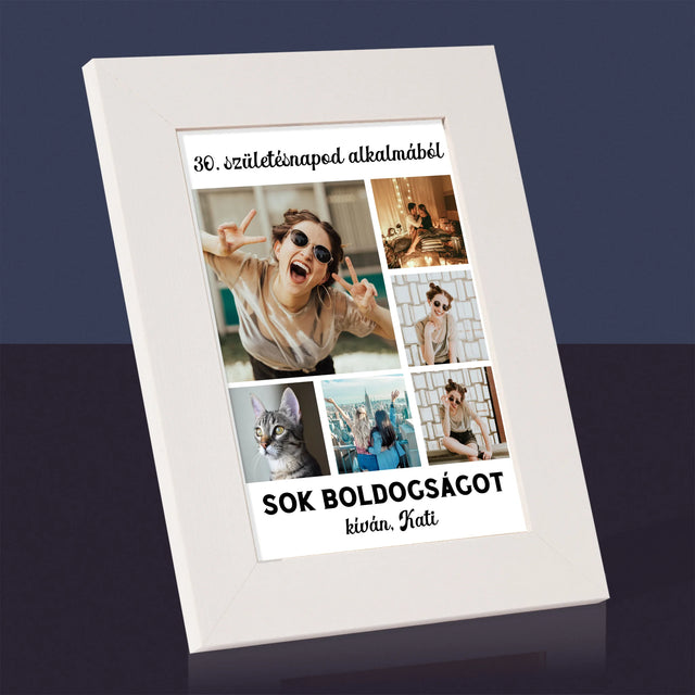 Fotókollázs: Születésnapi Kollázs - Fotókeret