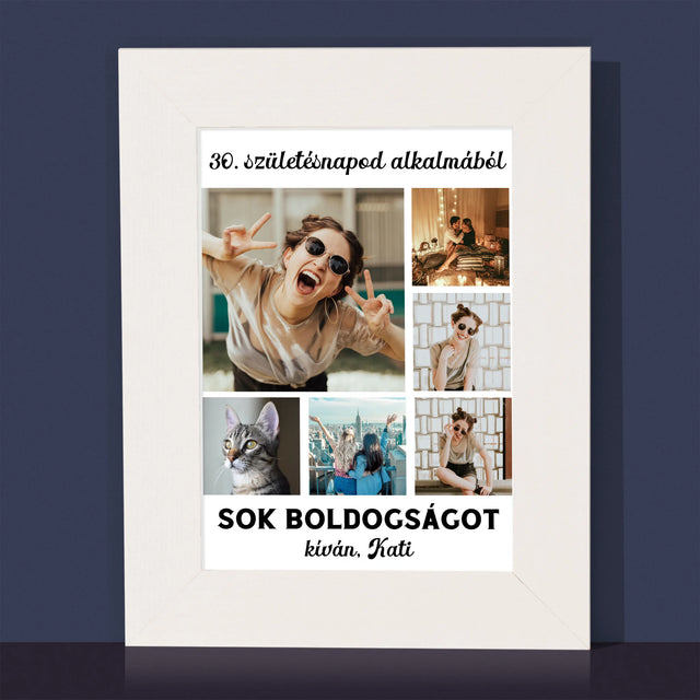 Fotókollázs: Születésnapi Kollázs - Fotókeret