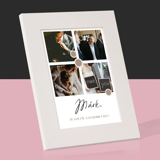 Fotókollázs: Tanúnak Koszönet Kollázs Fotókból - Fotókeret