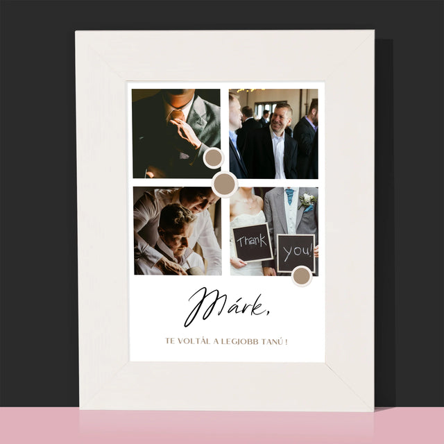 Fotókollázs: Tanúnak Koszönet Kollázs Fotókból - Fotókeret