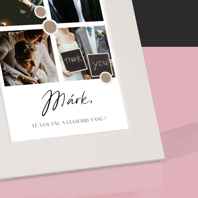 Fotókollázs: Tanúnak Koszönet Kollázs Fotókból - Fotókeret