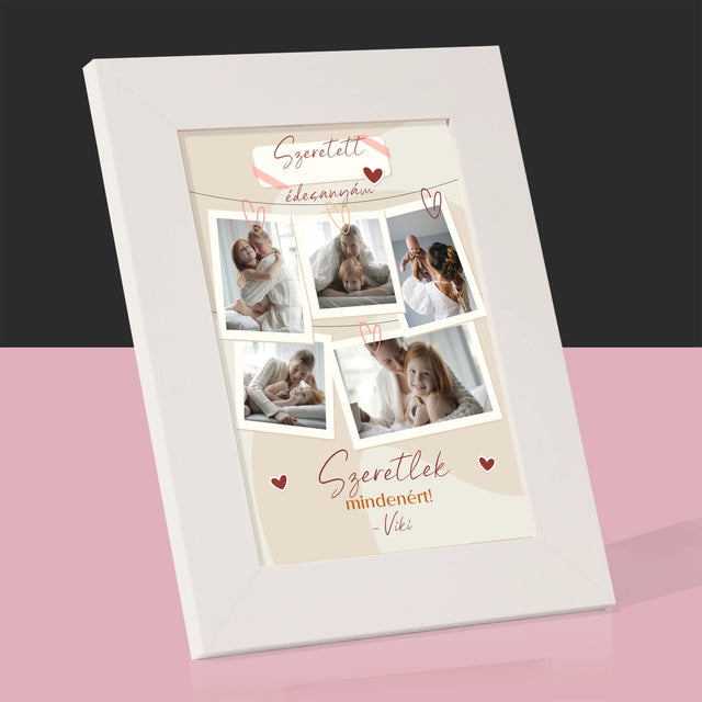 Fotókollázs: Szeretlek Téged Anyu - Fotókeret